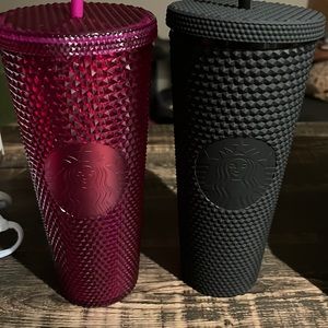 Bundle set of 2 vent Starbucks tumblers